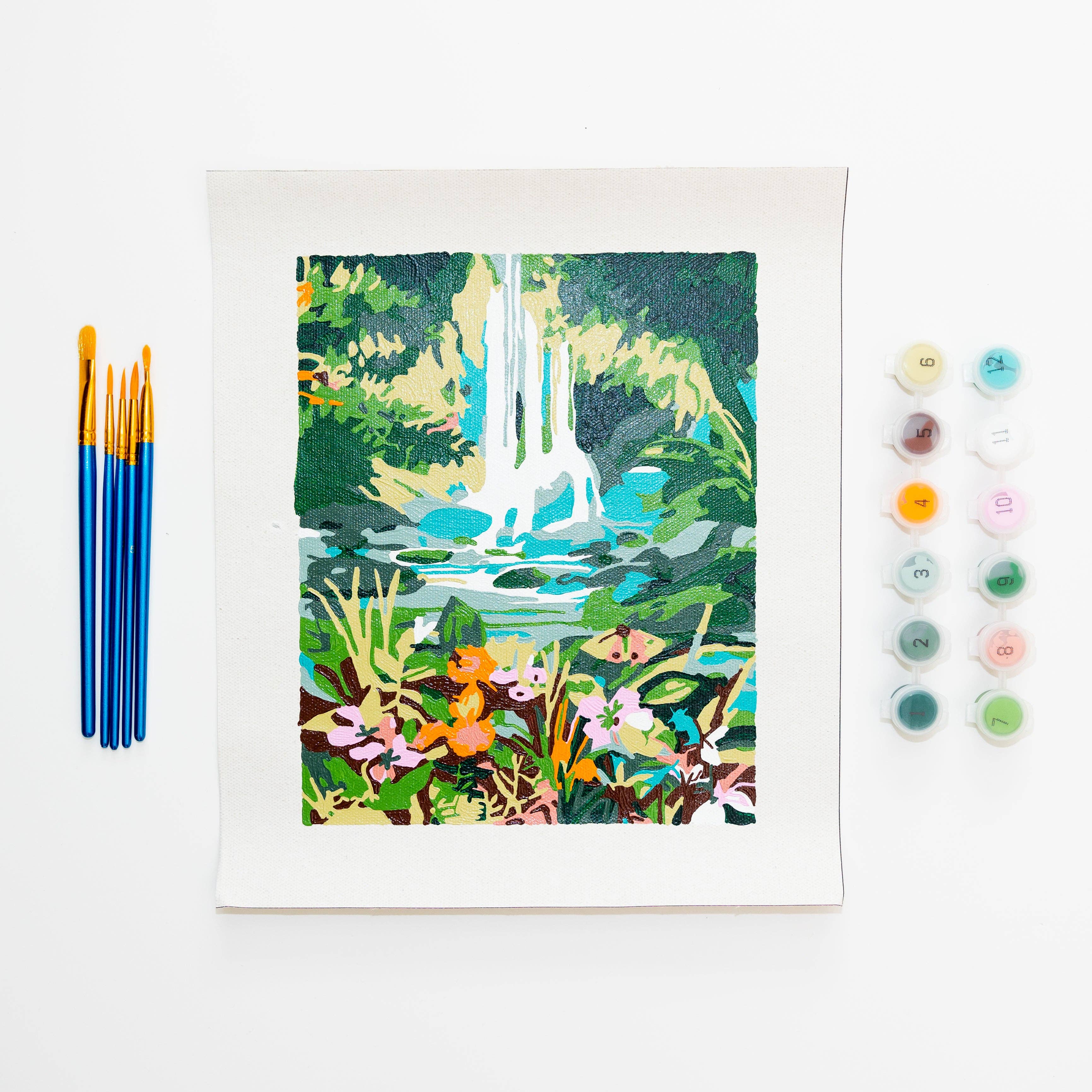 Chasing Waterfalls: Paint by Numbers Unframed Mini