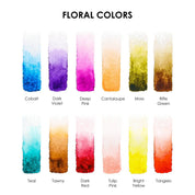 Duplicate Watercolor Pocket Set Of 12 With Brush - Floral Colors