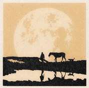 'Mosey On' Print 11"x11"