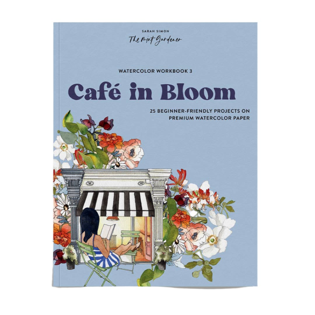 Watercolor Workbook 3: Café in Bloom