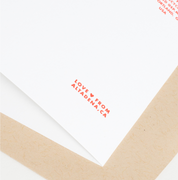 Birthday Hat Dog Letterpress Greeting Card by Fugu Fugu