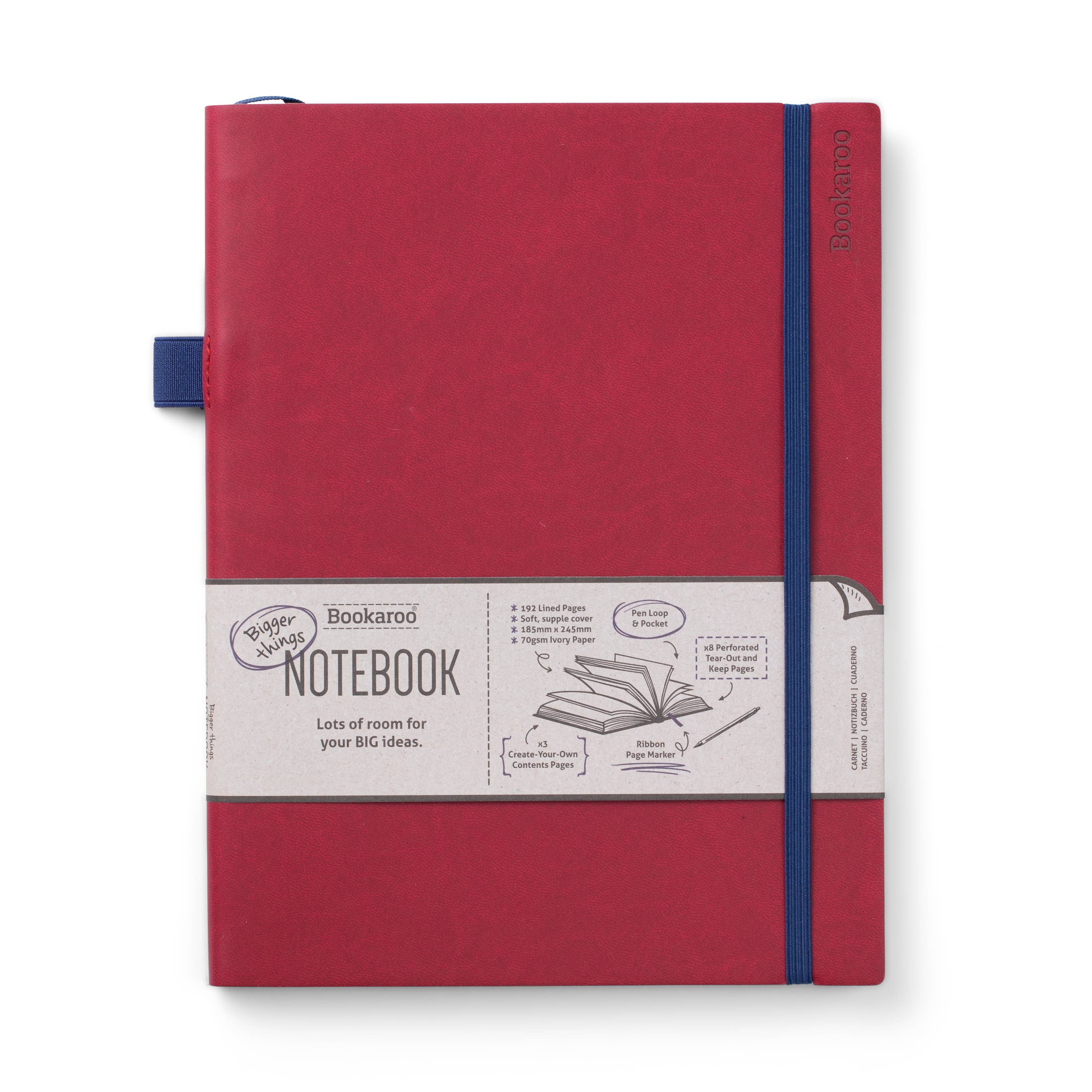 Bookaroo Bigger Things Notebook - 4 Colors Available