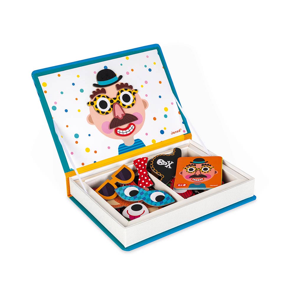 Boy's Crazy Faces - A Magnetic Book