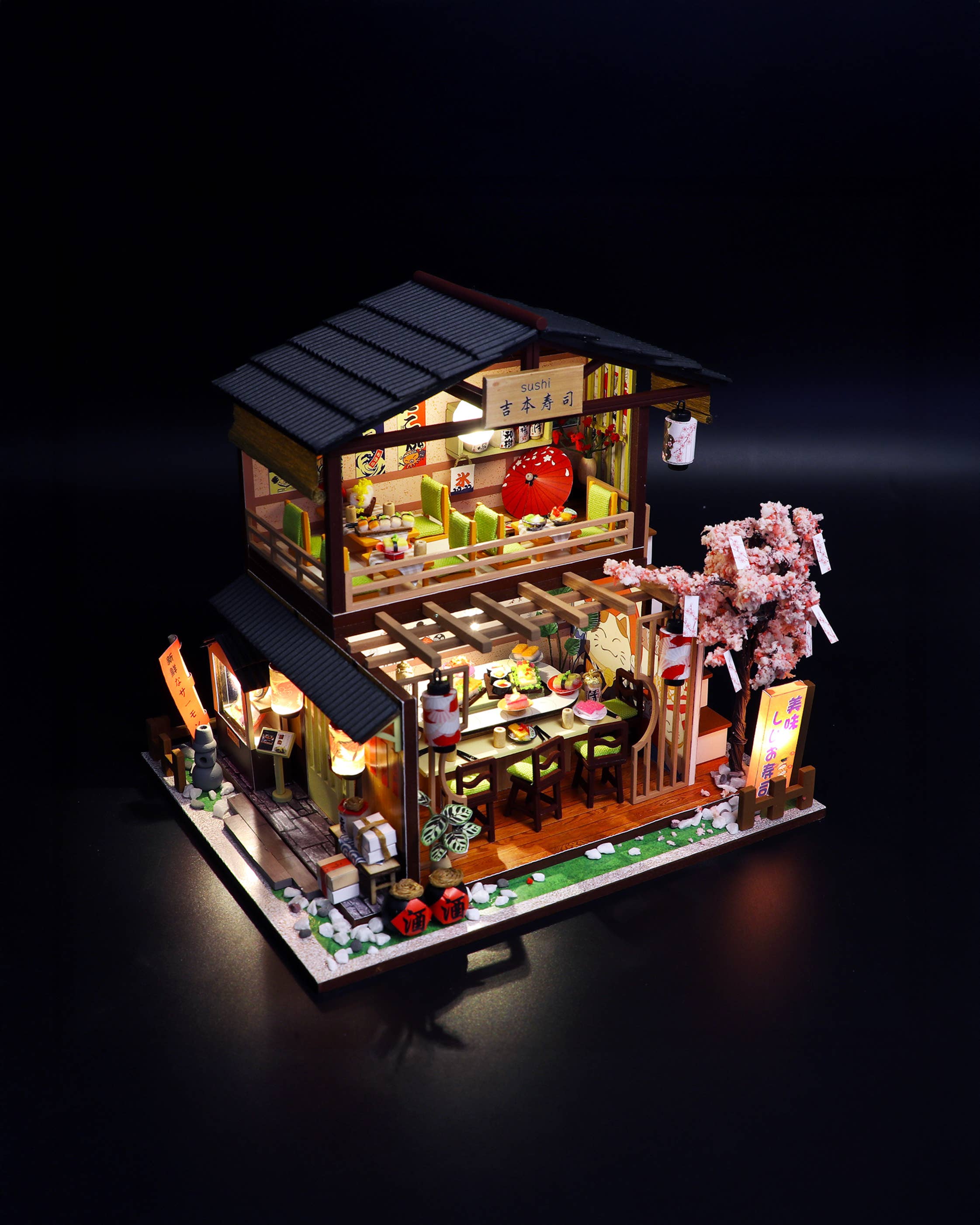Sushi House DIY Miniature House Kit