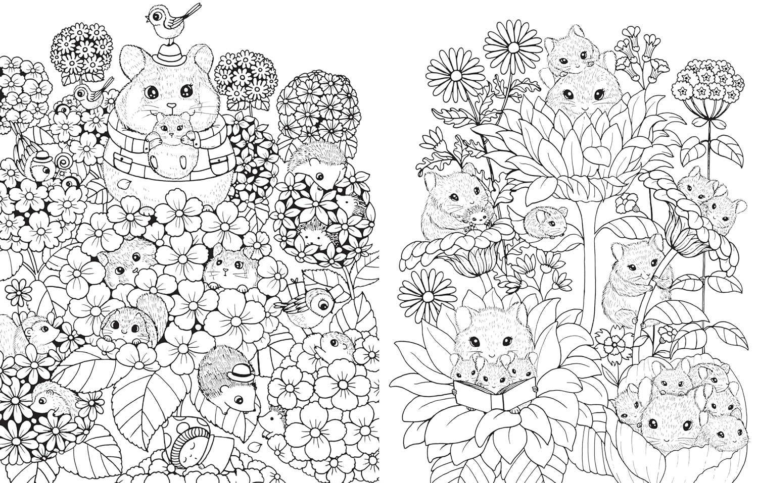 DUPLICATE A Million Baby Animals Coloring Book by Lulu Mayo