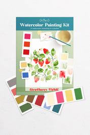 Strawberry Fields Watercolor Painting Kit