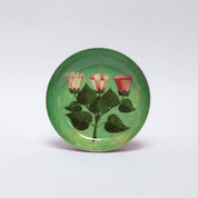 Festival of Flowers - A Round Enamel Tray