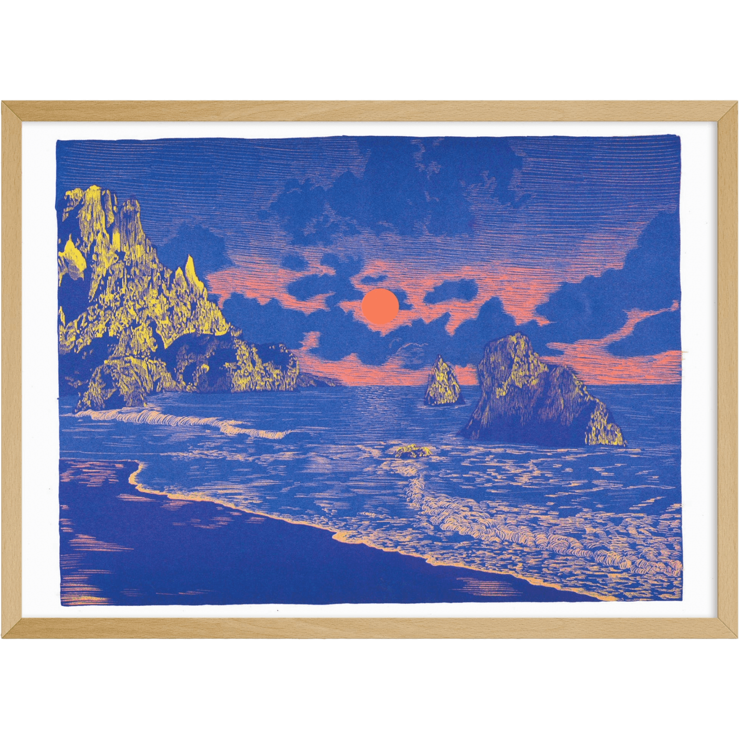 Apocalyptic Sea | Art Print | Manon Diemer A3 Poster