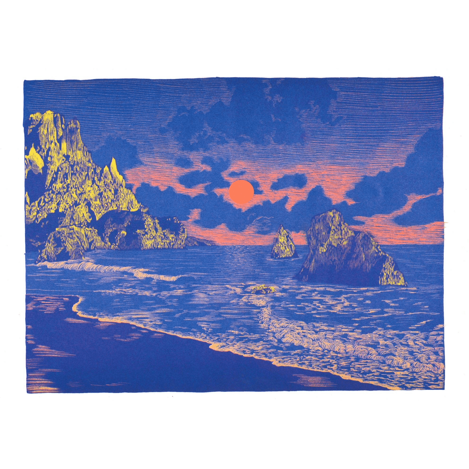 Apocalyptic Sea | Art Print | Manon Diemer A3 Poster
