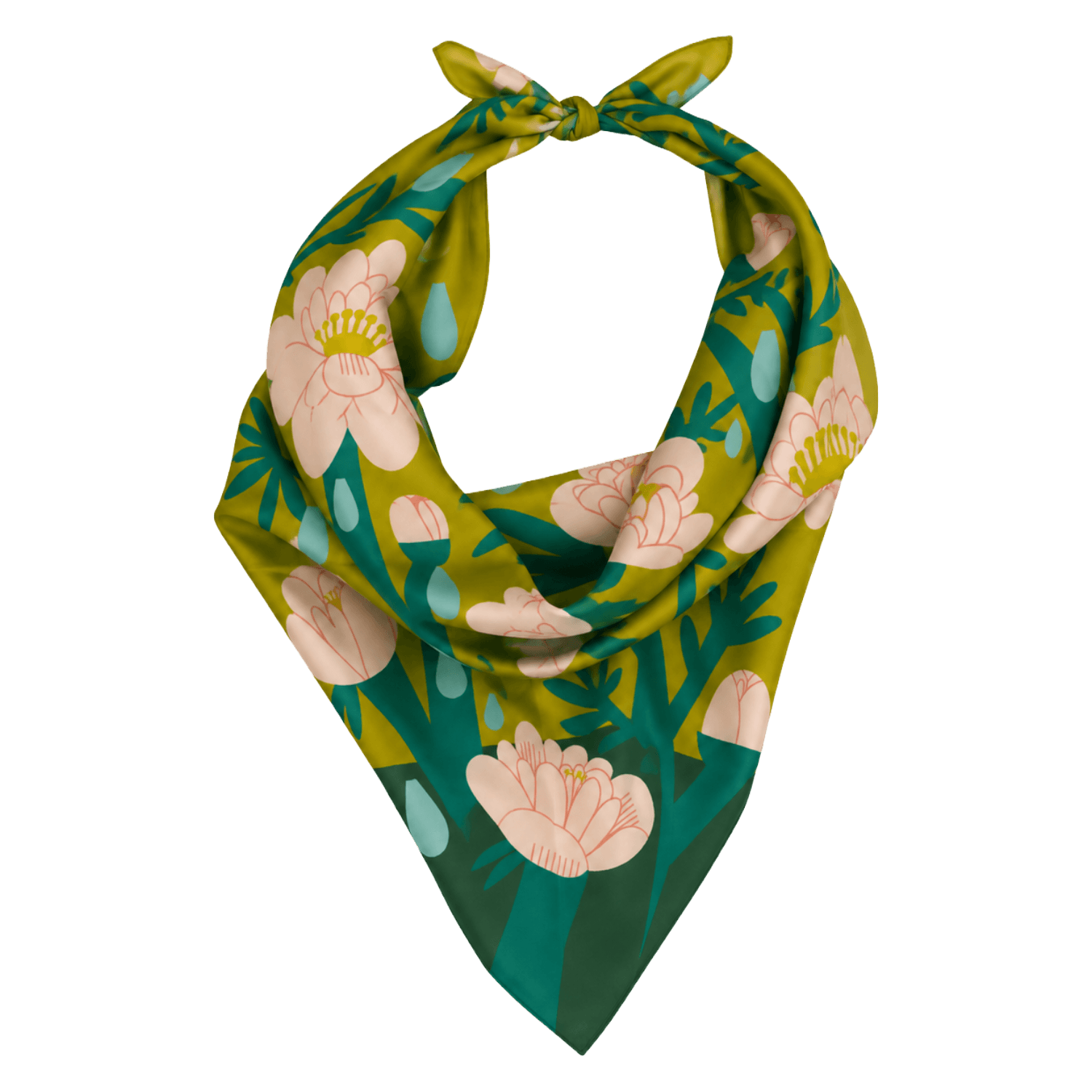April Showers | 100% Silk Scarf