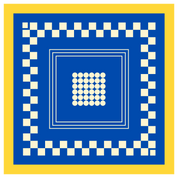 Archie No. 20, Blue and Yellow Check | Bandana