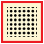 Archie No. 1, Cream and Black Dots with Red | Bandana