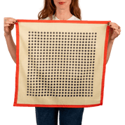 Archie No. 1, Cream and Black Dots with Red | Bandana