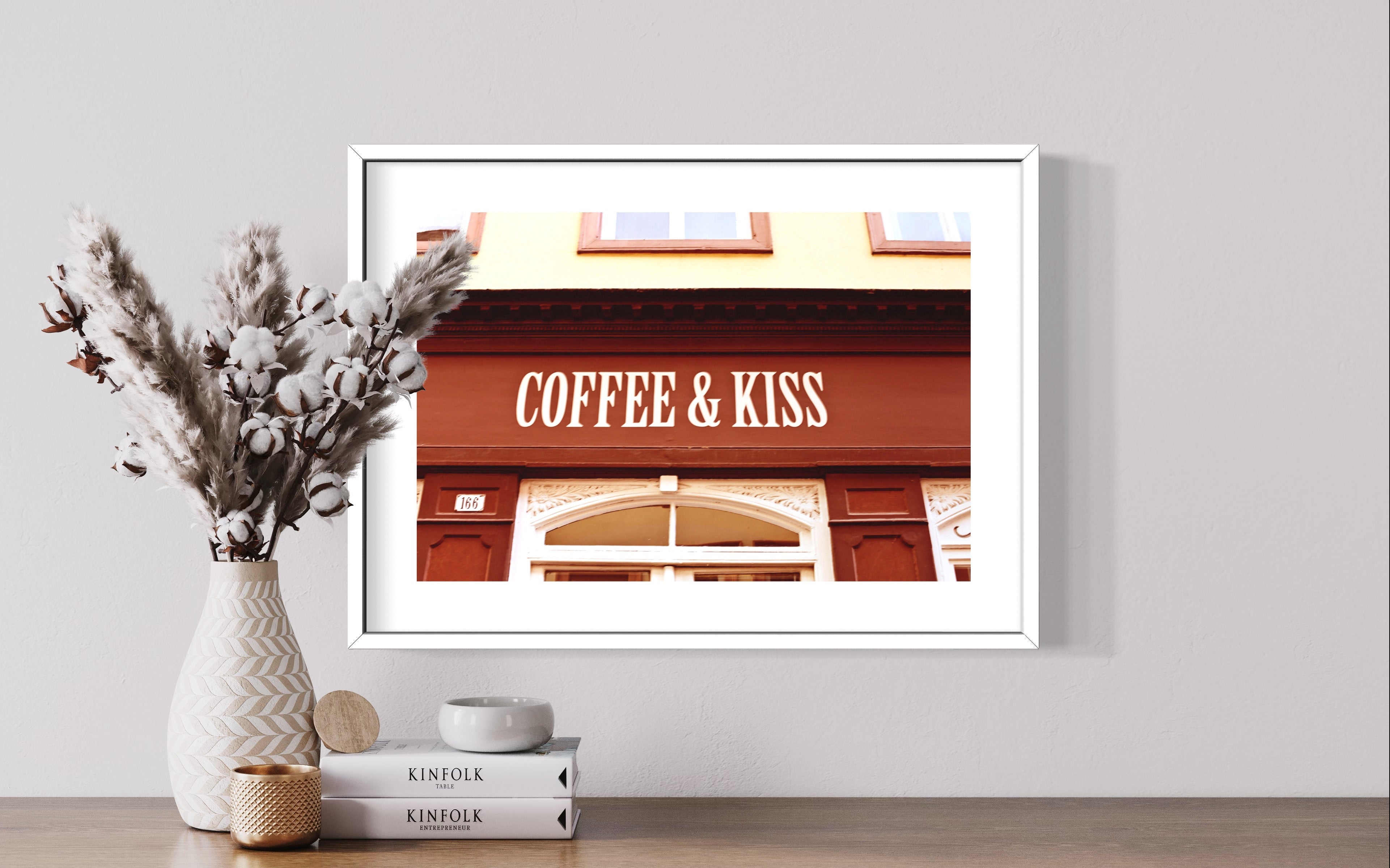 Coffee And Kiss, Fine Art Print