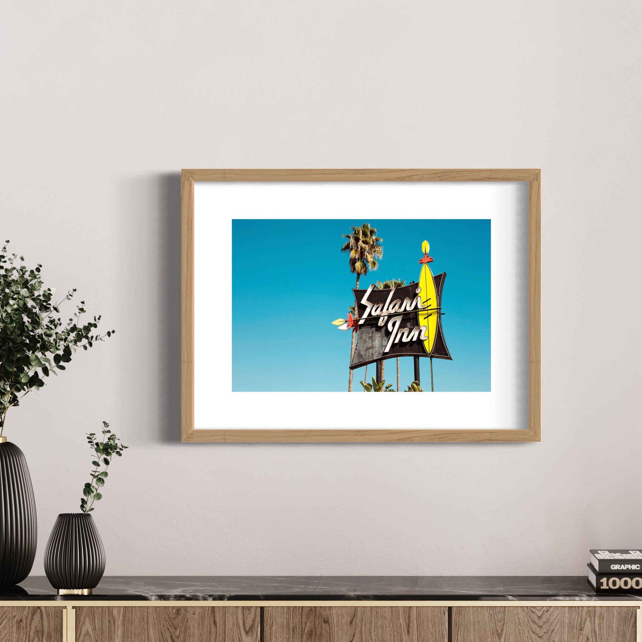 Safari Inn Fine Art Print