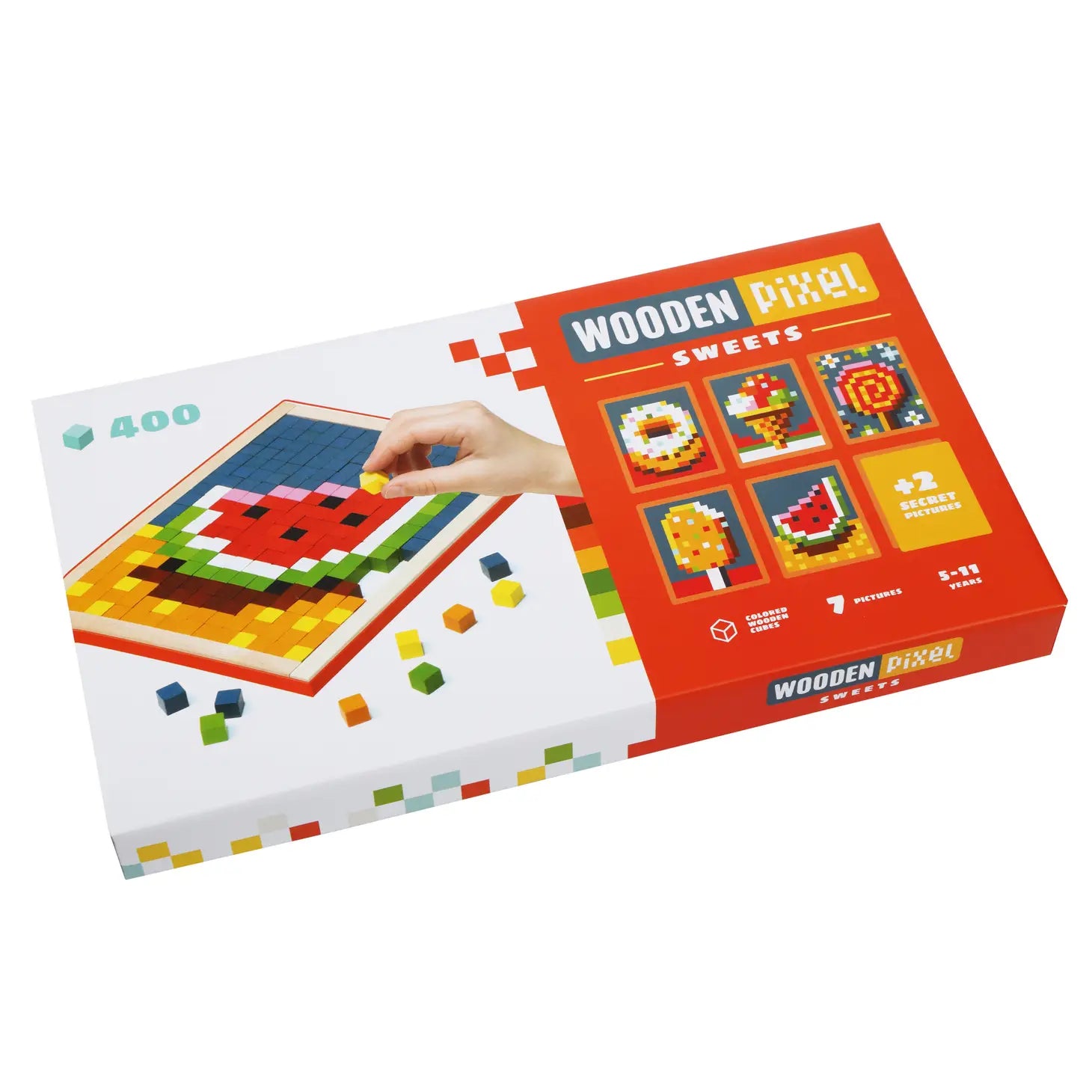 Sweets - Wooden Pixel 400 Piece Set