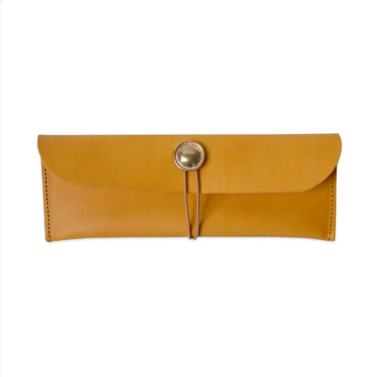 Artist Leather Pouch, Saffron