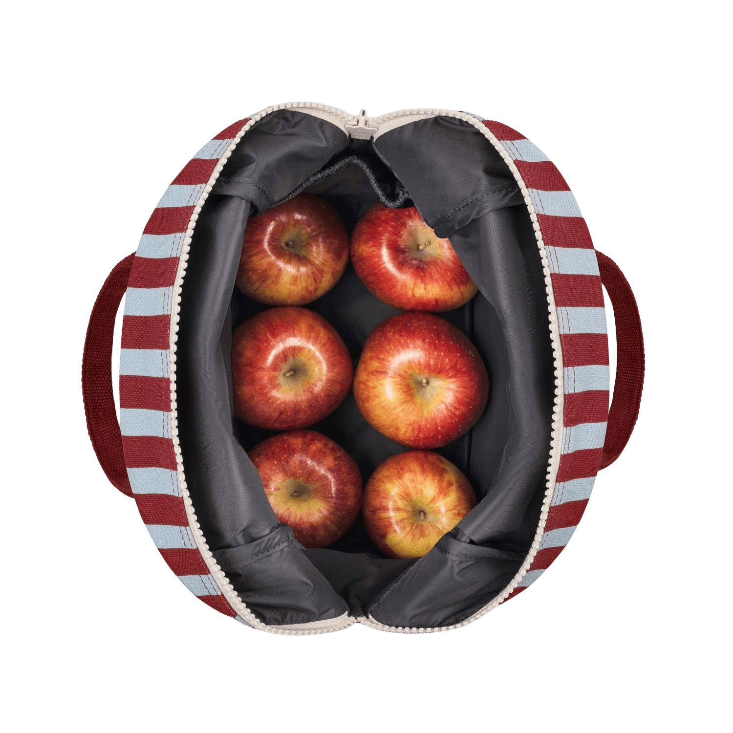 Awning Stripe, Chili Pepper | Lunch Bag