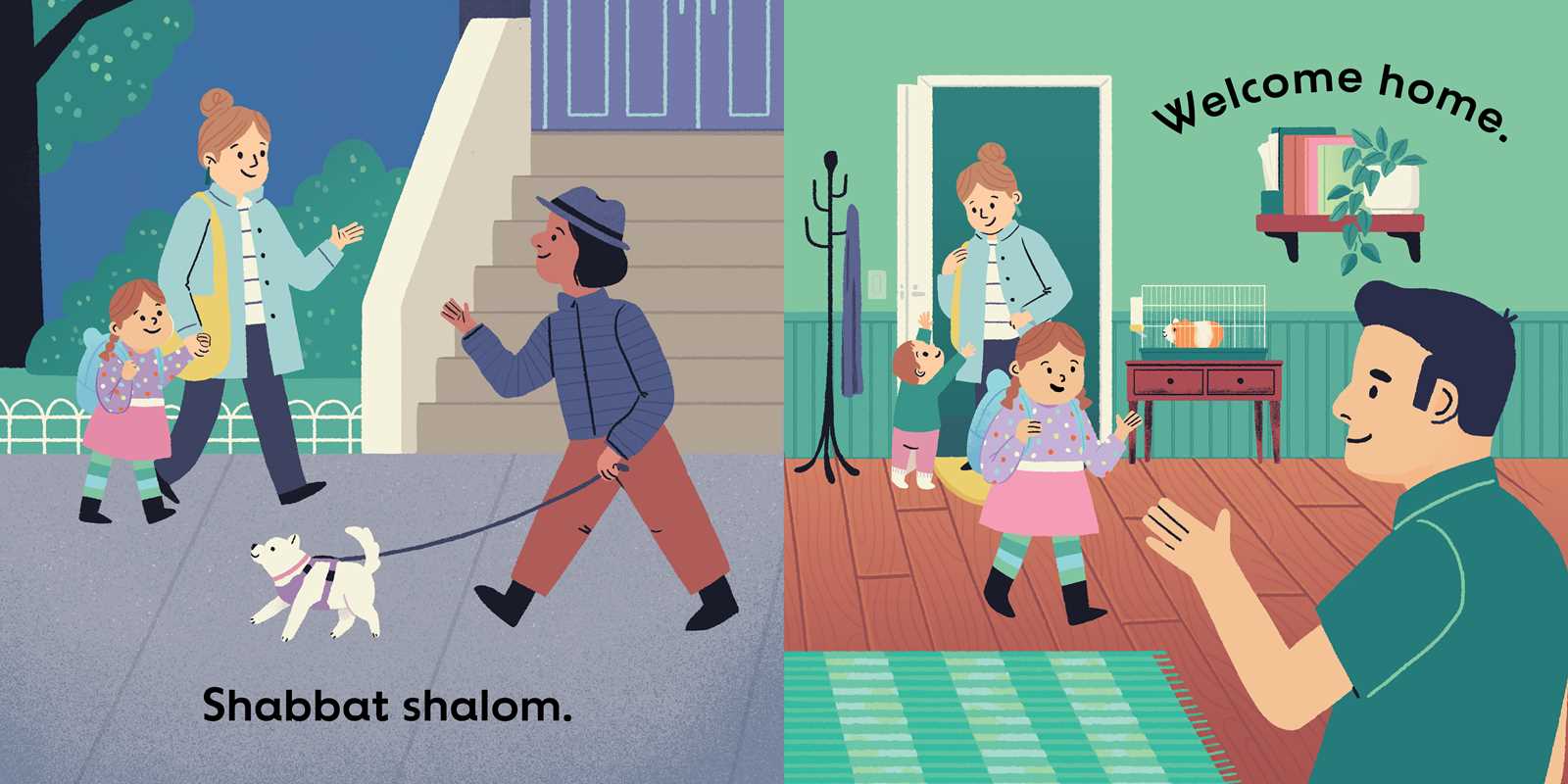Shabbat Shalom Welcome Home by Leah Weber