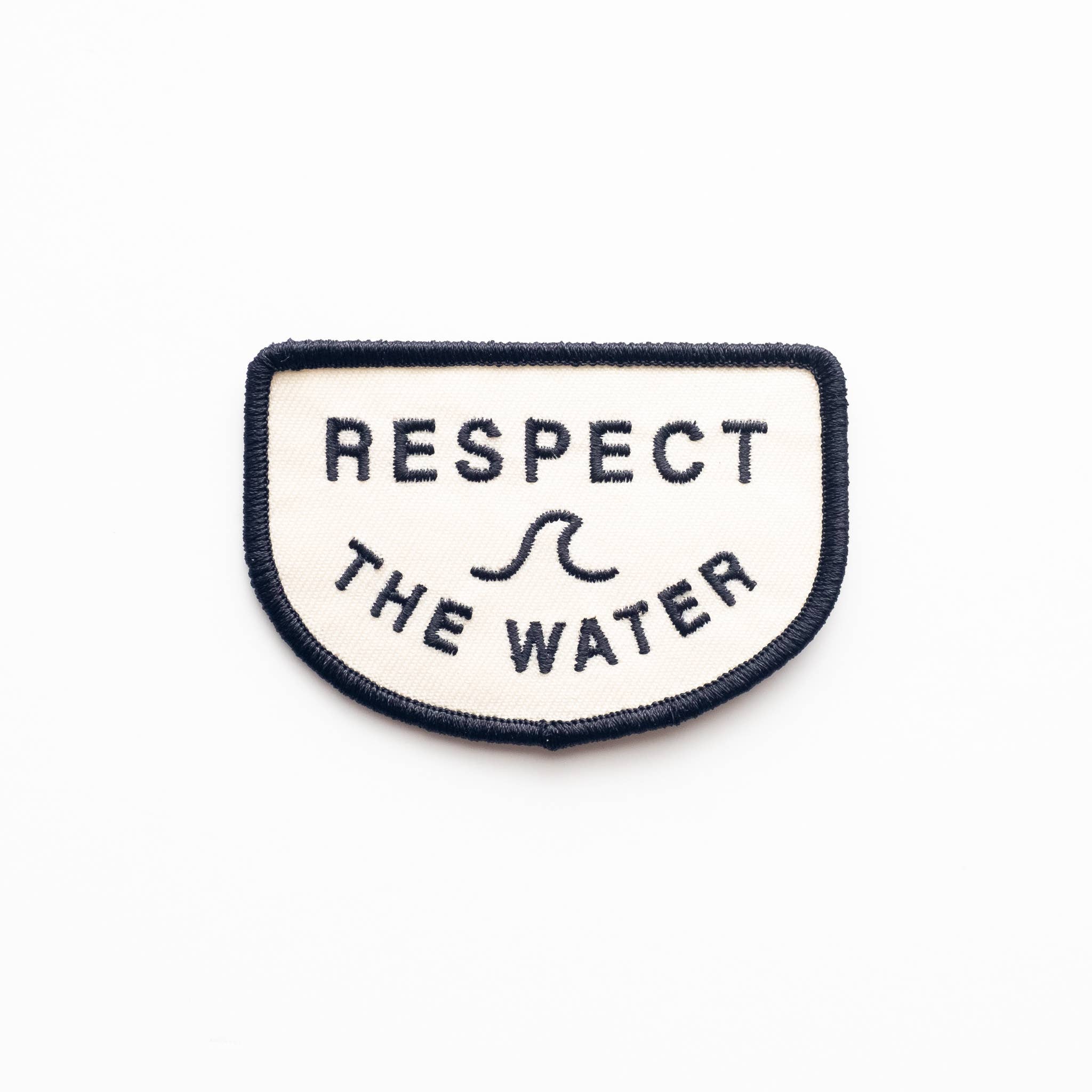 Respect the Water Embroidered Iron on Patch