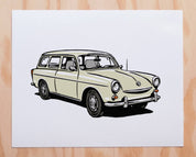 1960s VW Squareback Print