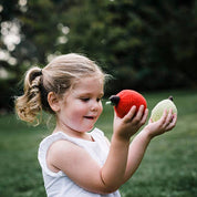 Friendly Plush Pear Rattle - Organic