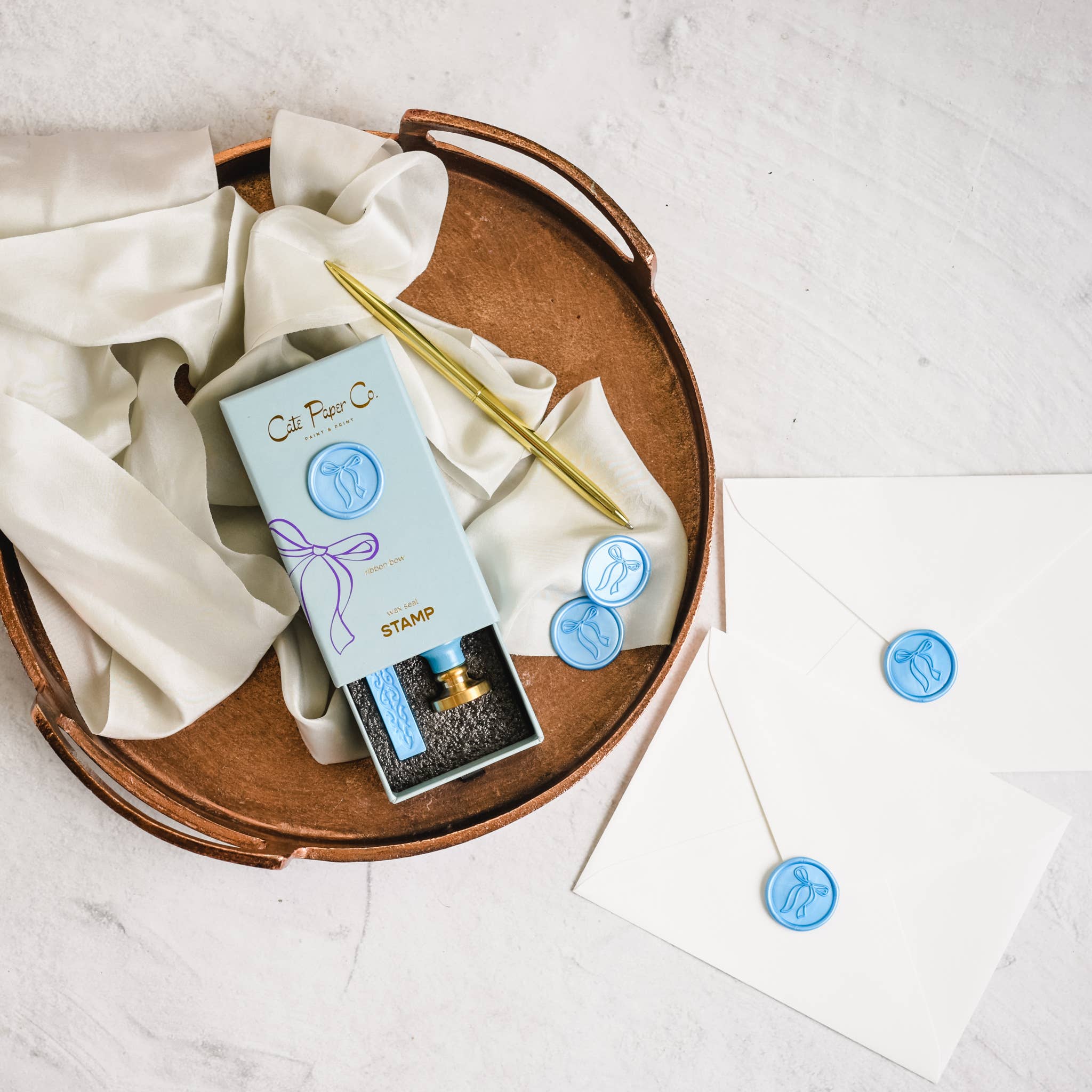 Wax Seal Stamp and Wax Stick Set: 3 Design Options