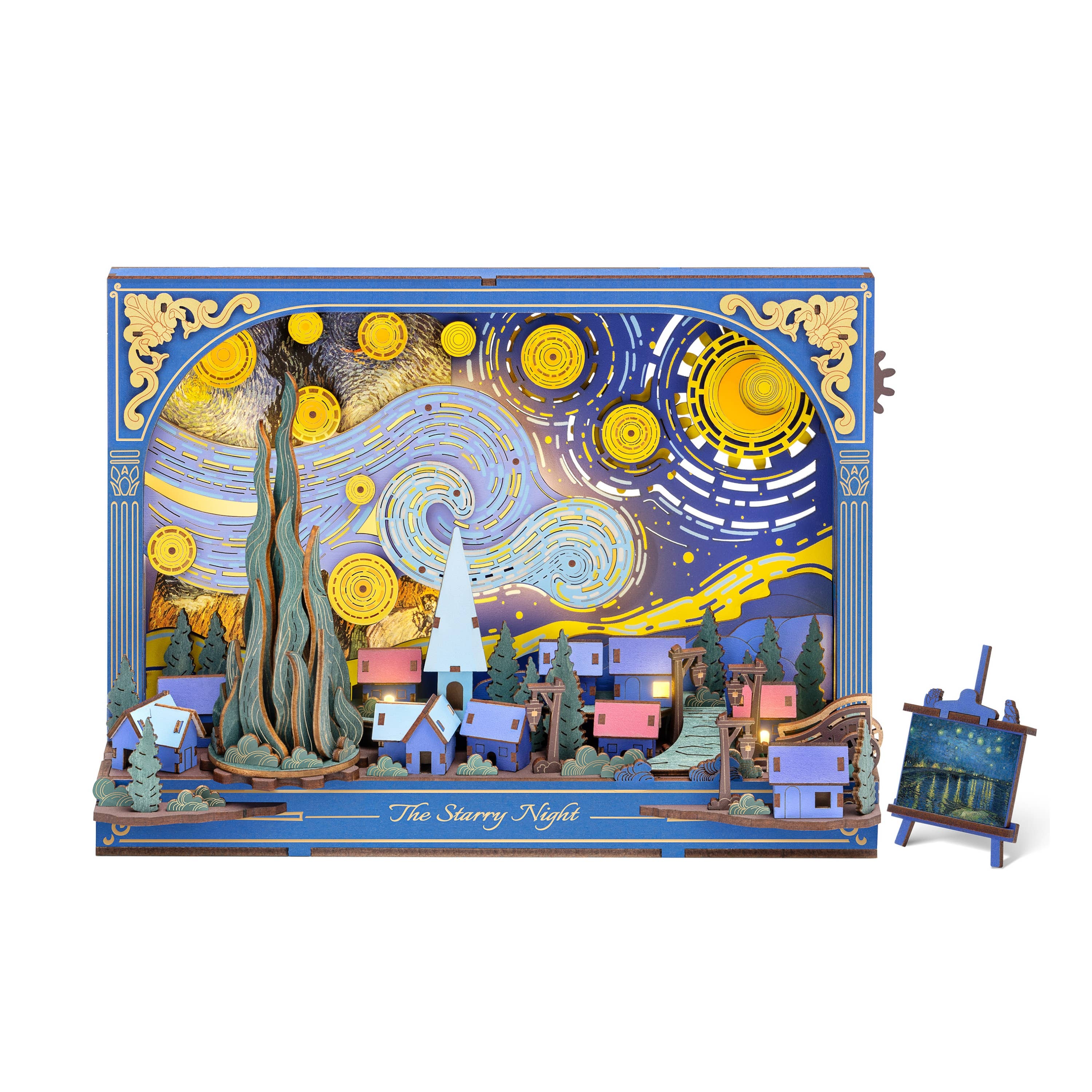 The Starry Night 3D Wooden Puzzle