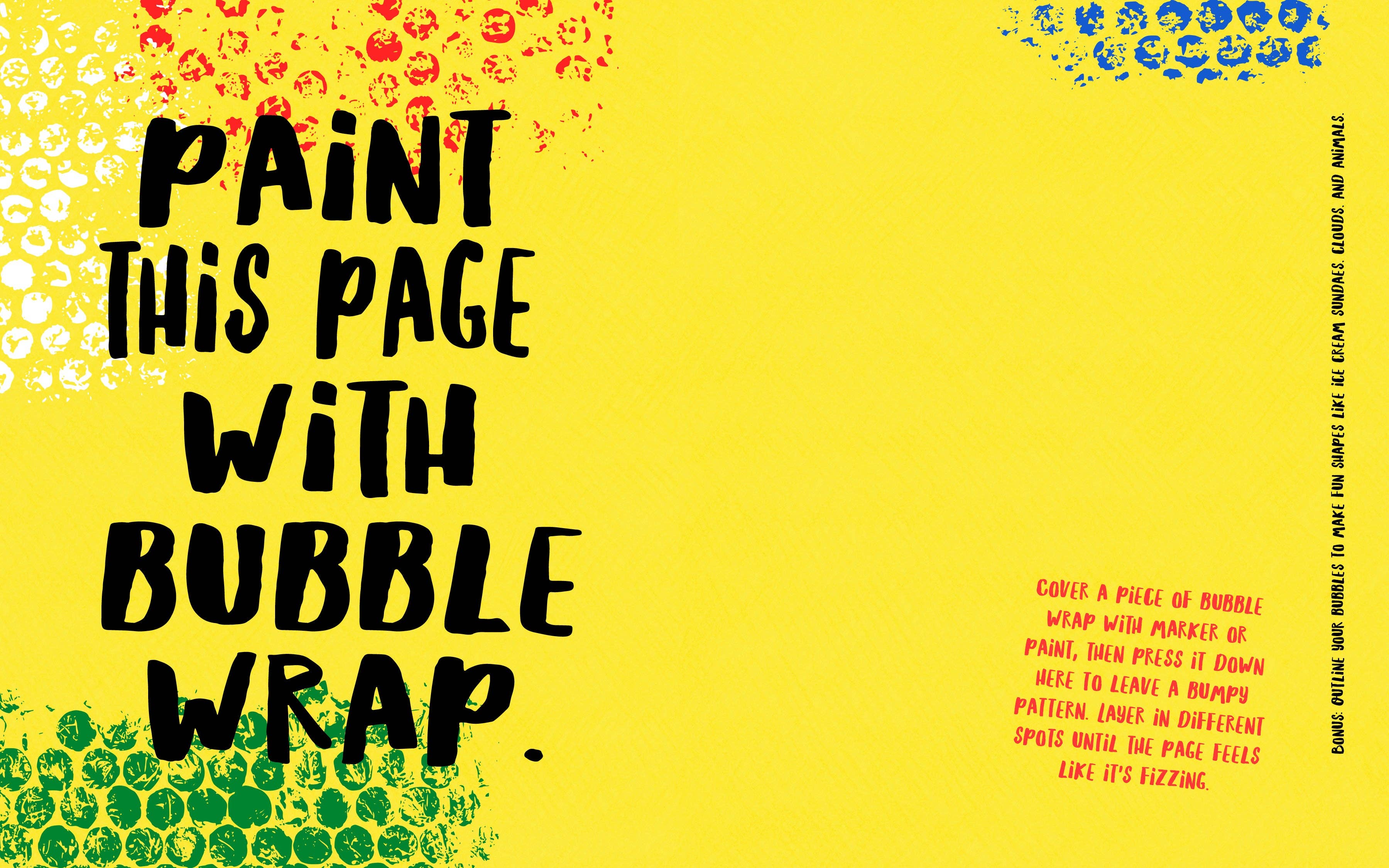 Splatter This Art Book! | A Radical Journal with 45 Activities