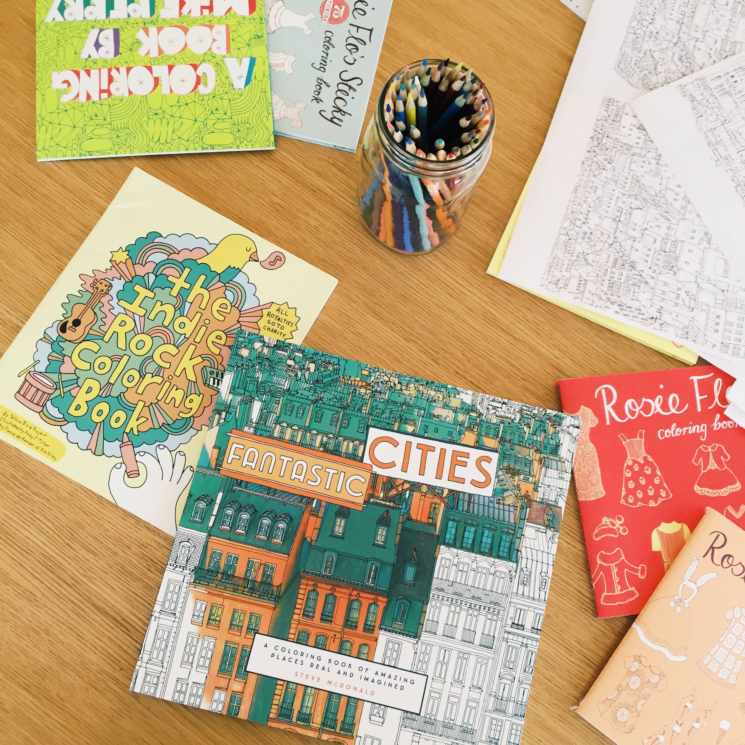 Fantastic Cities | Coloring Book