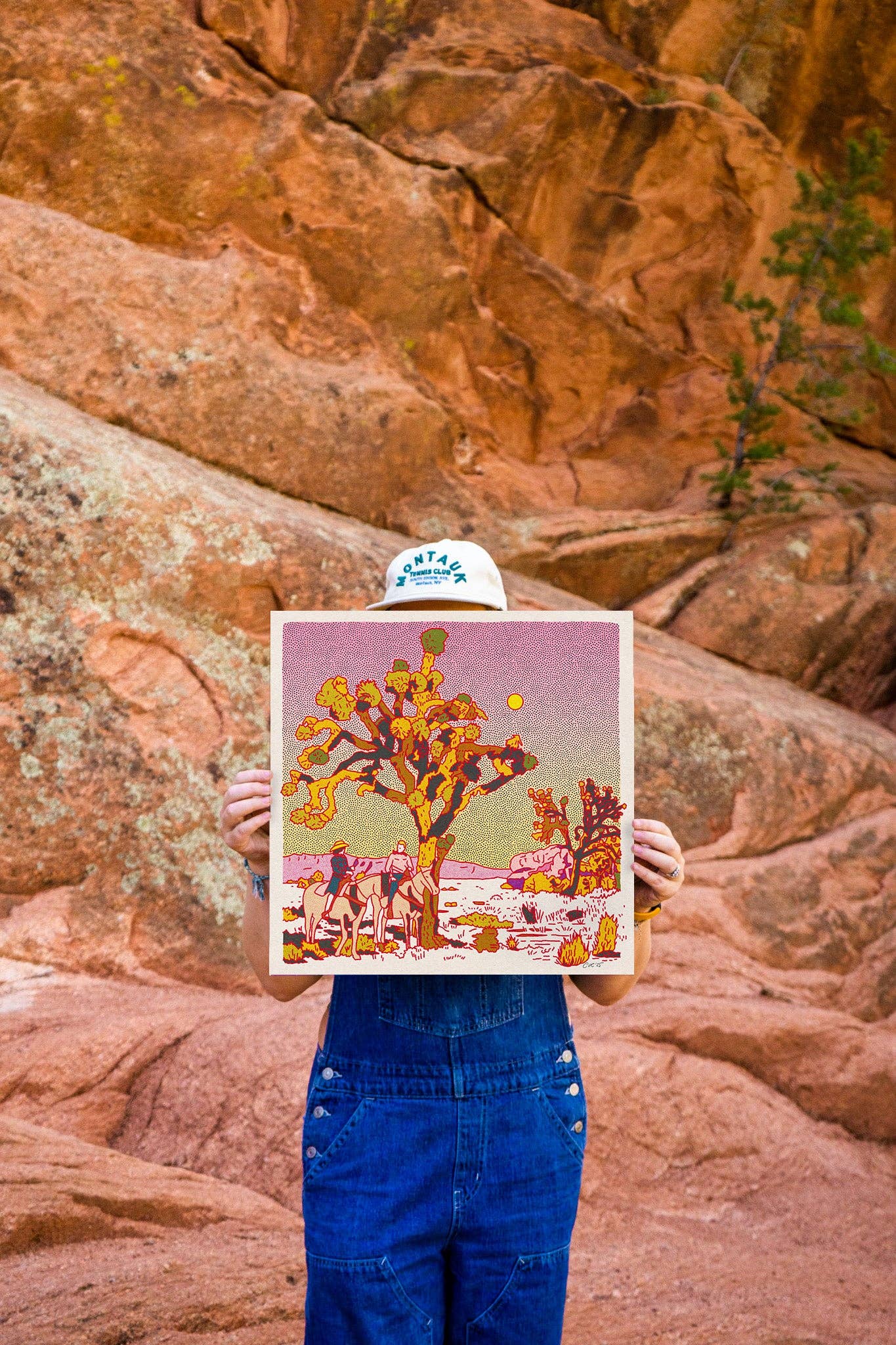 Joshua Tree Cowboys Art Print 12"x12"