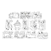 Dog Days - Undercover Art Hidden Patterns Coloring Activity