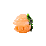 Mini Peach Hair Claw Clip