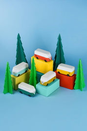 VW Mini Surfline Teal Toy Car