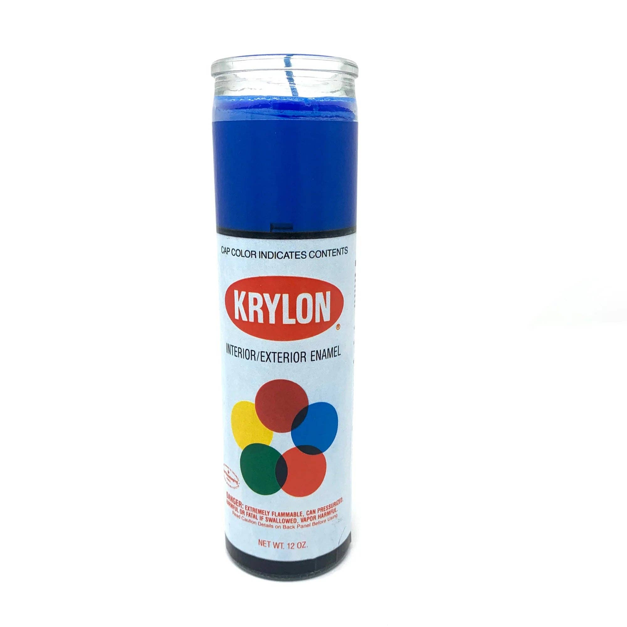 Krylon Spray Paint Prayer Candle