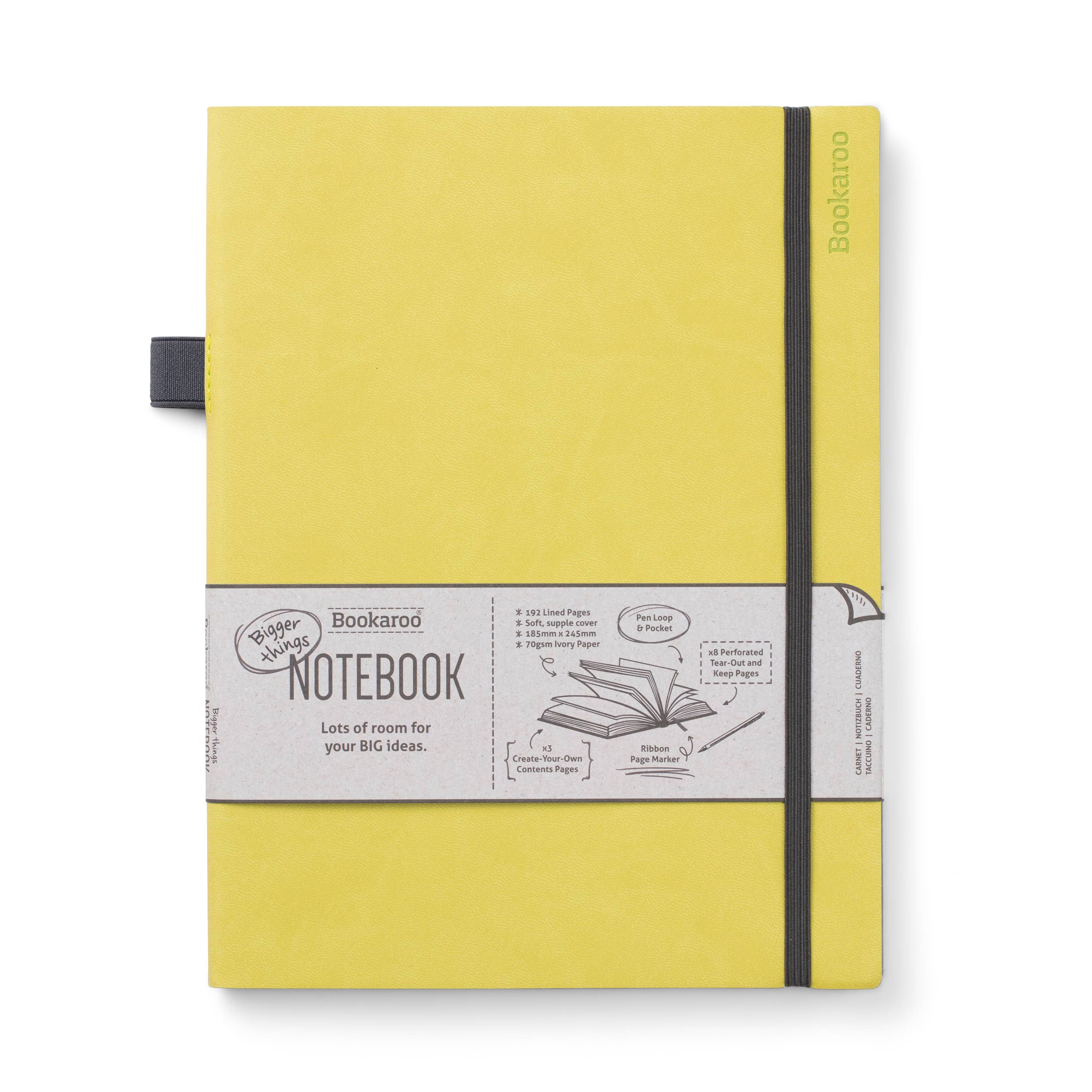 Bookaroo Bigger Things Notebook - 4 Colors Available