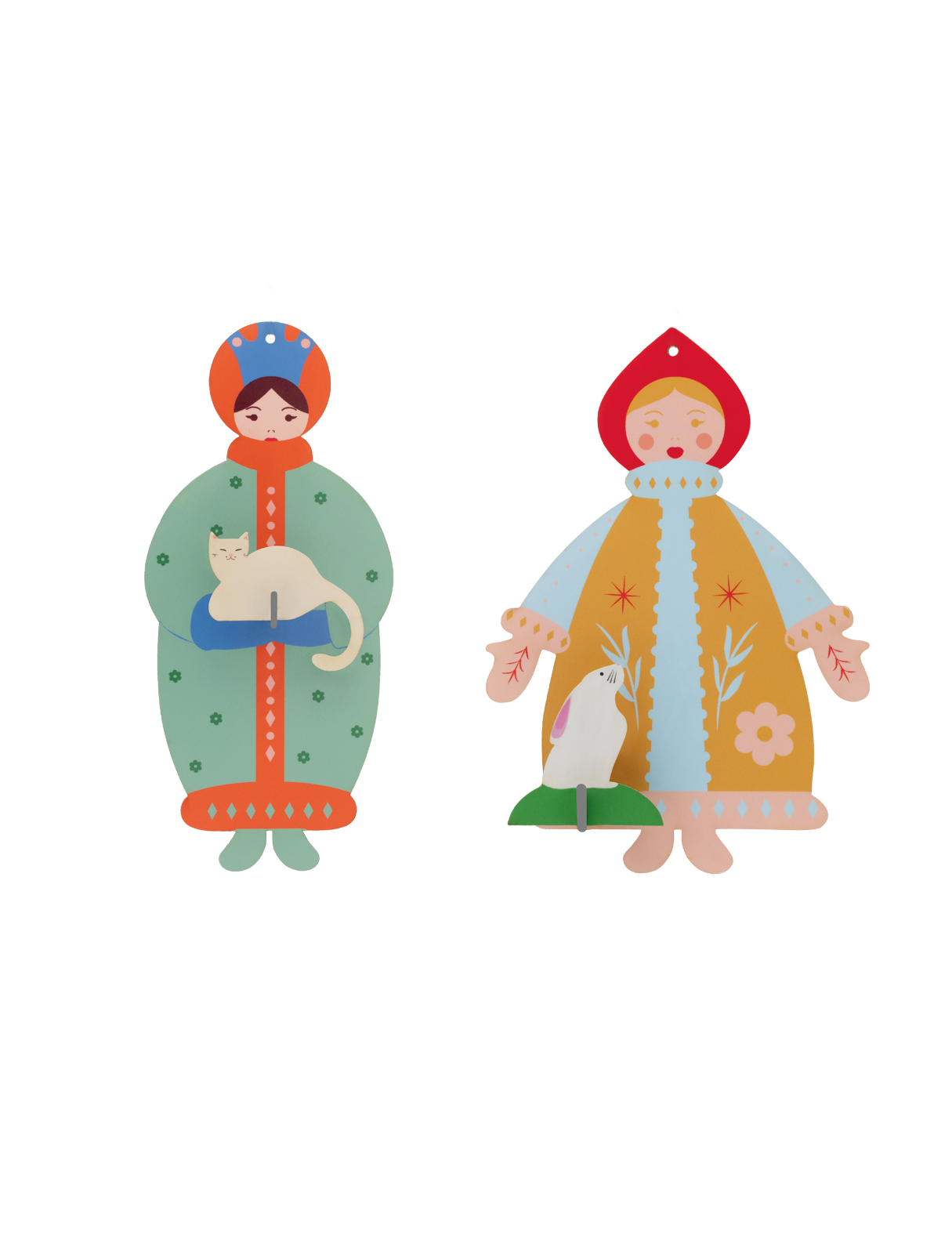 The Winter Sisters | DIY 3D Ornament Craft Kit