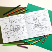 The Dinosaurs A Jurassic Adventure - Coloring Book