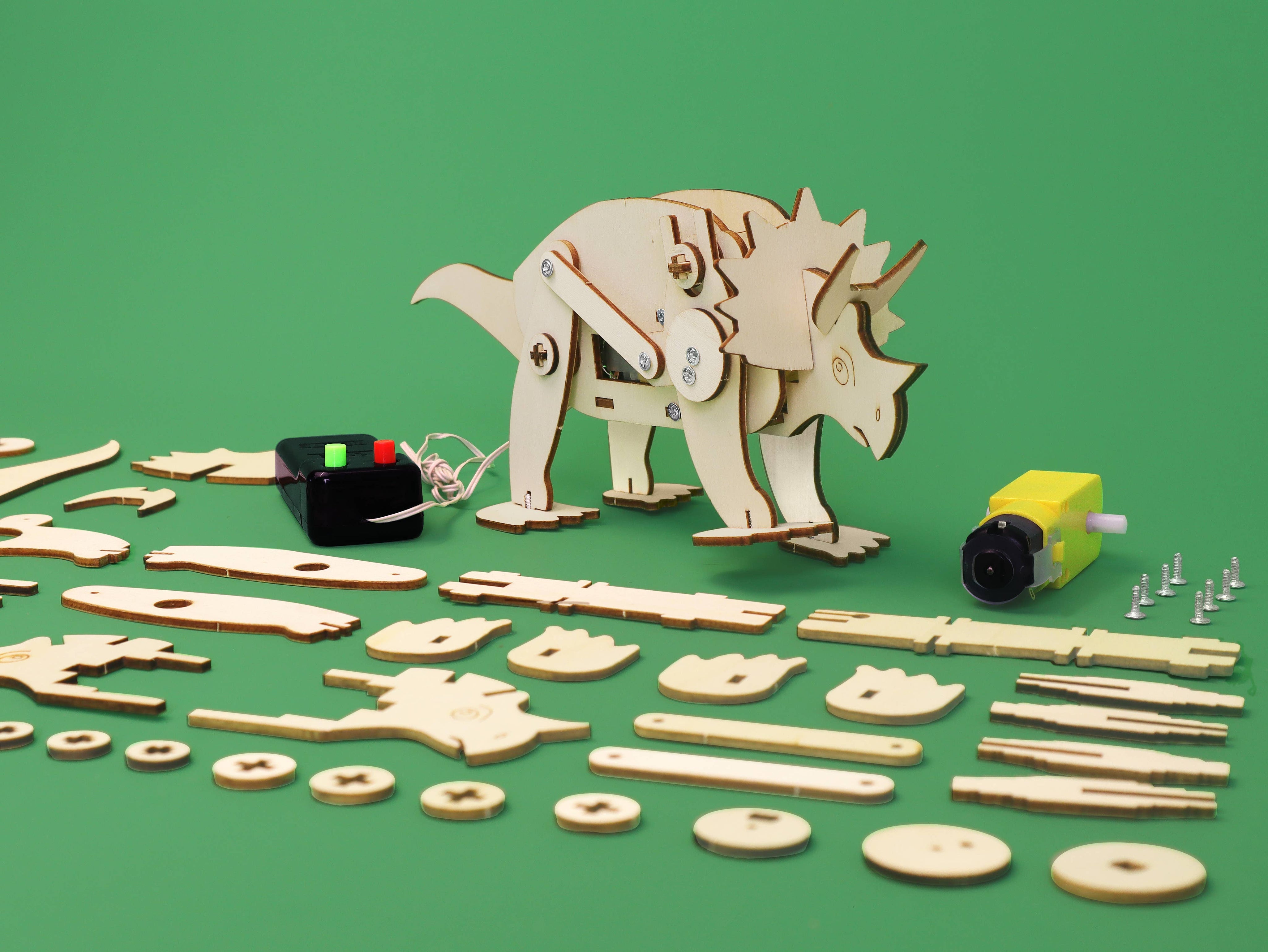 Triceratops, Dinosaur Robot | STEM DIY Kit