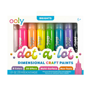 Dot-A-Lot: Dimensional Craft Paint - Bright (Set of 8)