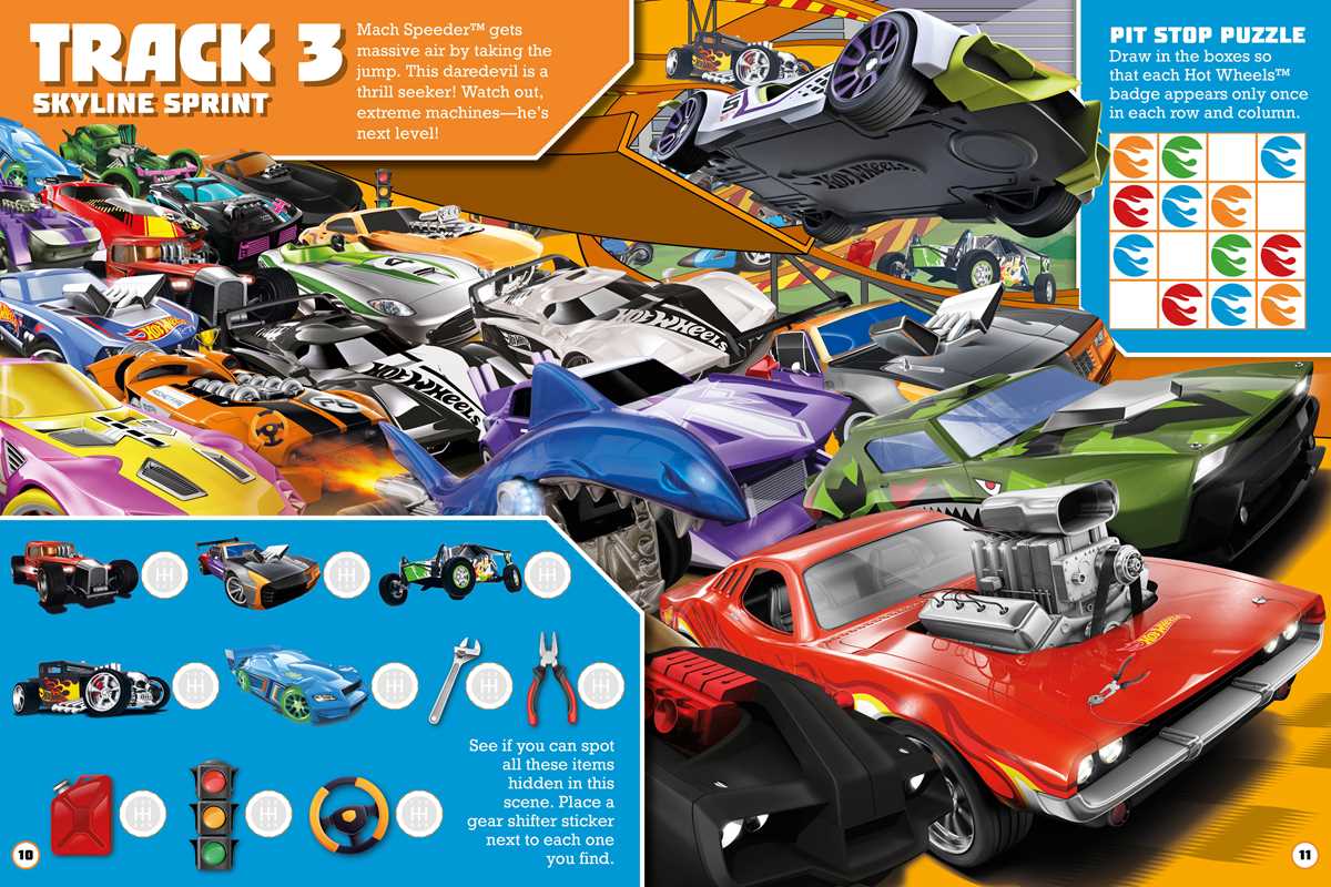 Hot Wheels: The Big Race Seek and Find Activity Book
