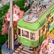 Sakura Tram: DIY Wooden Puzzle