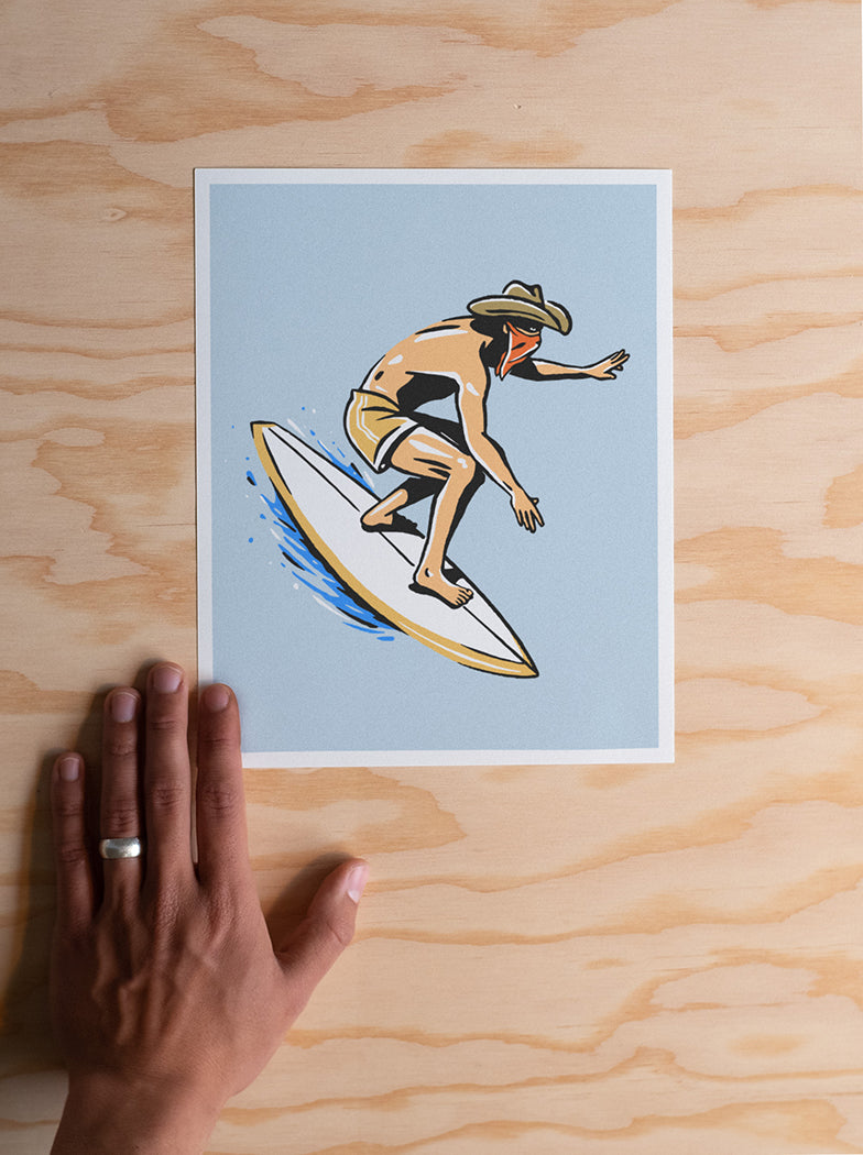 Barrel Rider Art Print