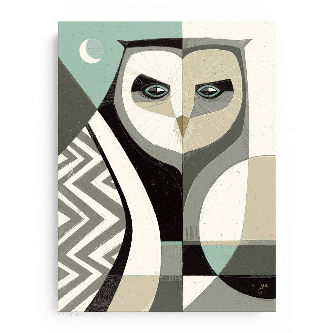 Who? Blue - Giclee 9x12 Print