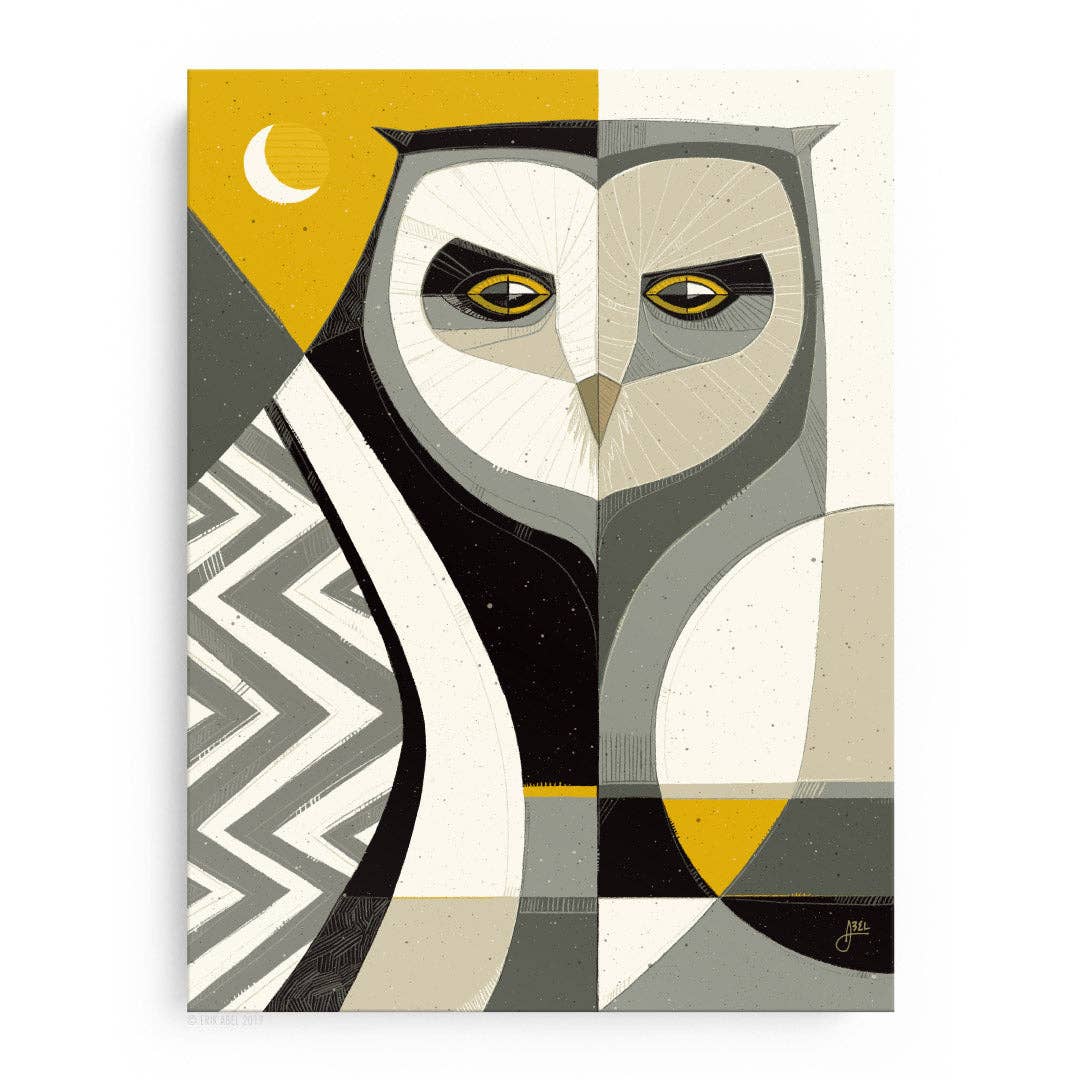 Who? Yellow - 9x12 Giclee Print