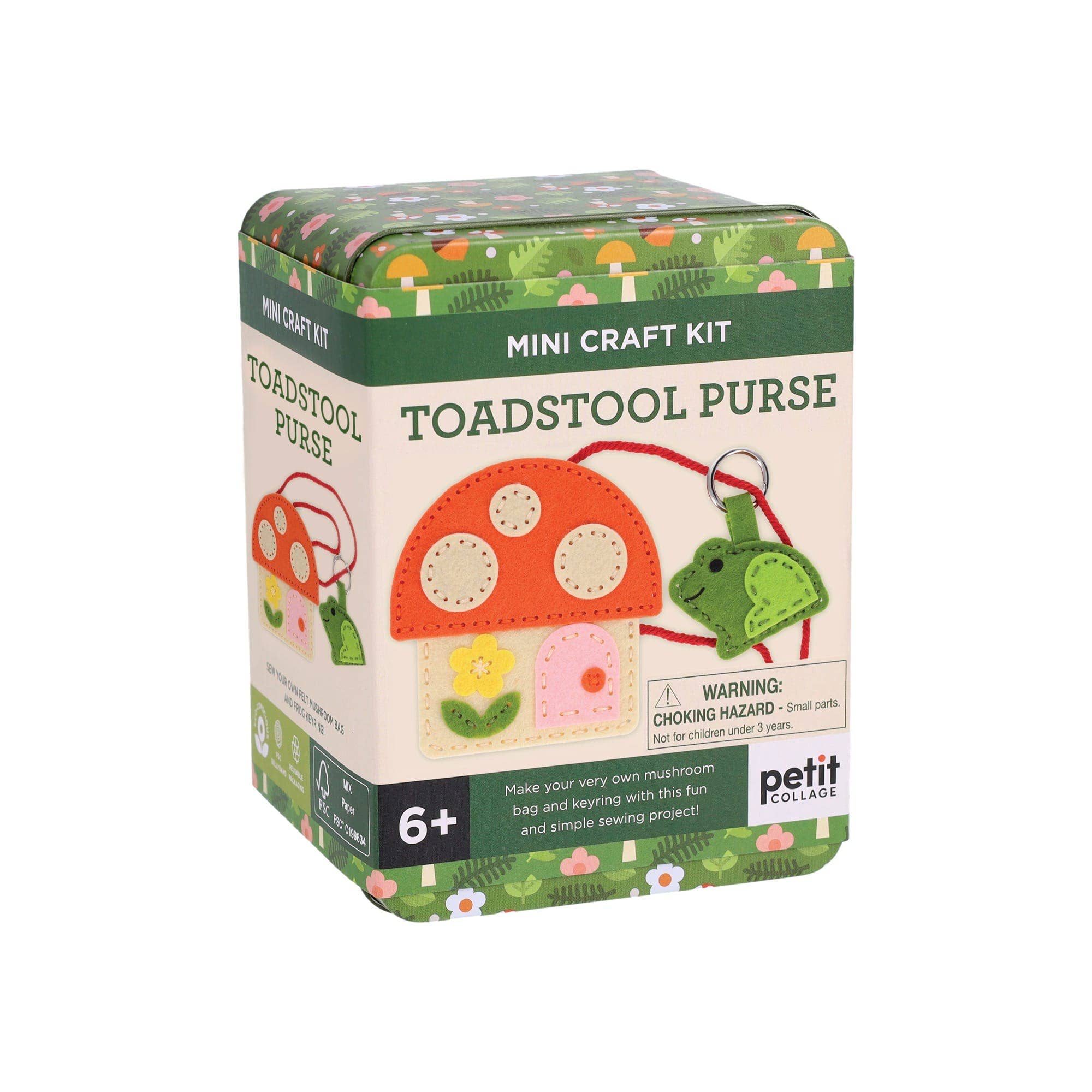 Toadstool Purse Mini Craft Kit