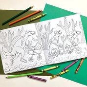 The Dinosaurs A Jurassic Adventure - Coloring Book