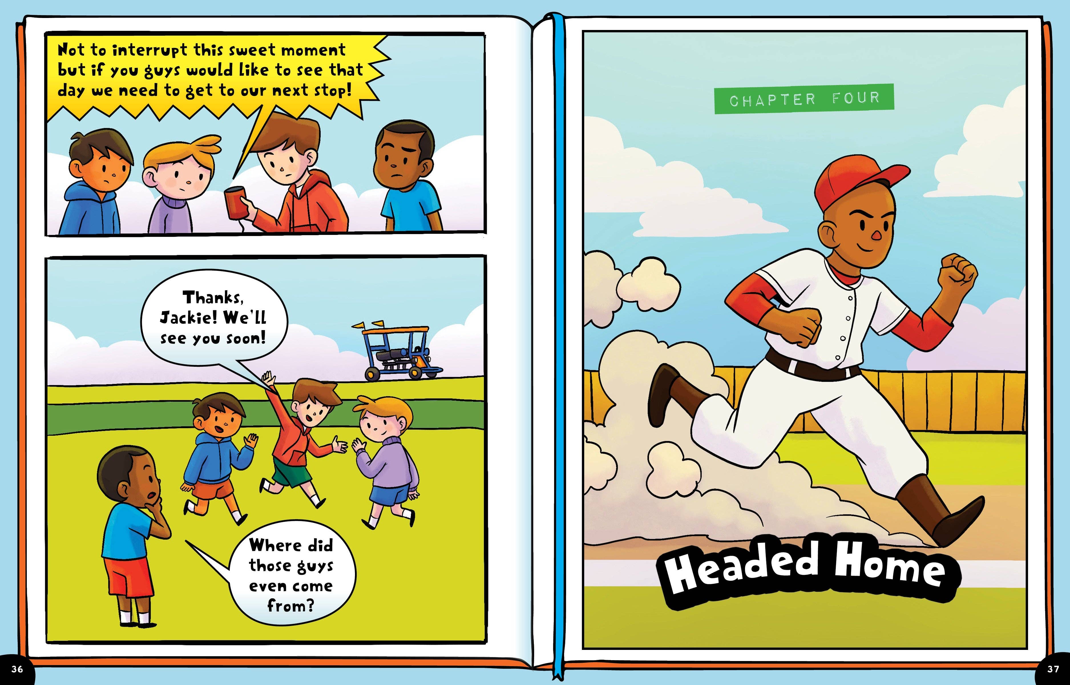 Brave Like Jackie Robinson (Children's Book Graphic Novel)