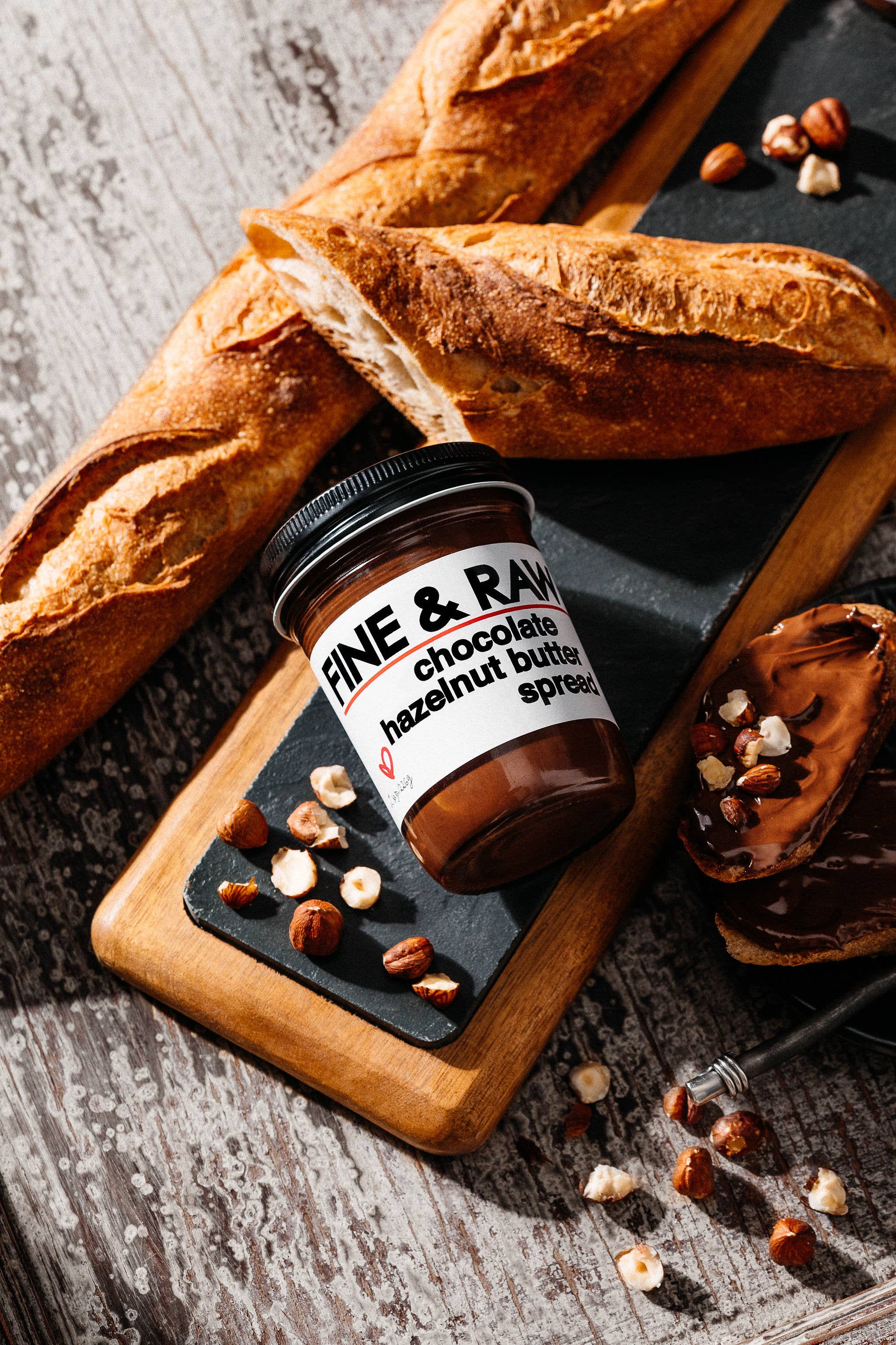 FINE & RAW - Chocolate hazelnut butter spread