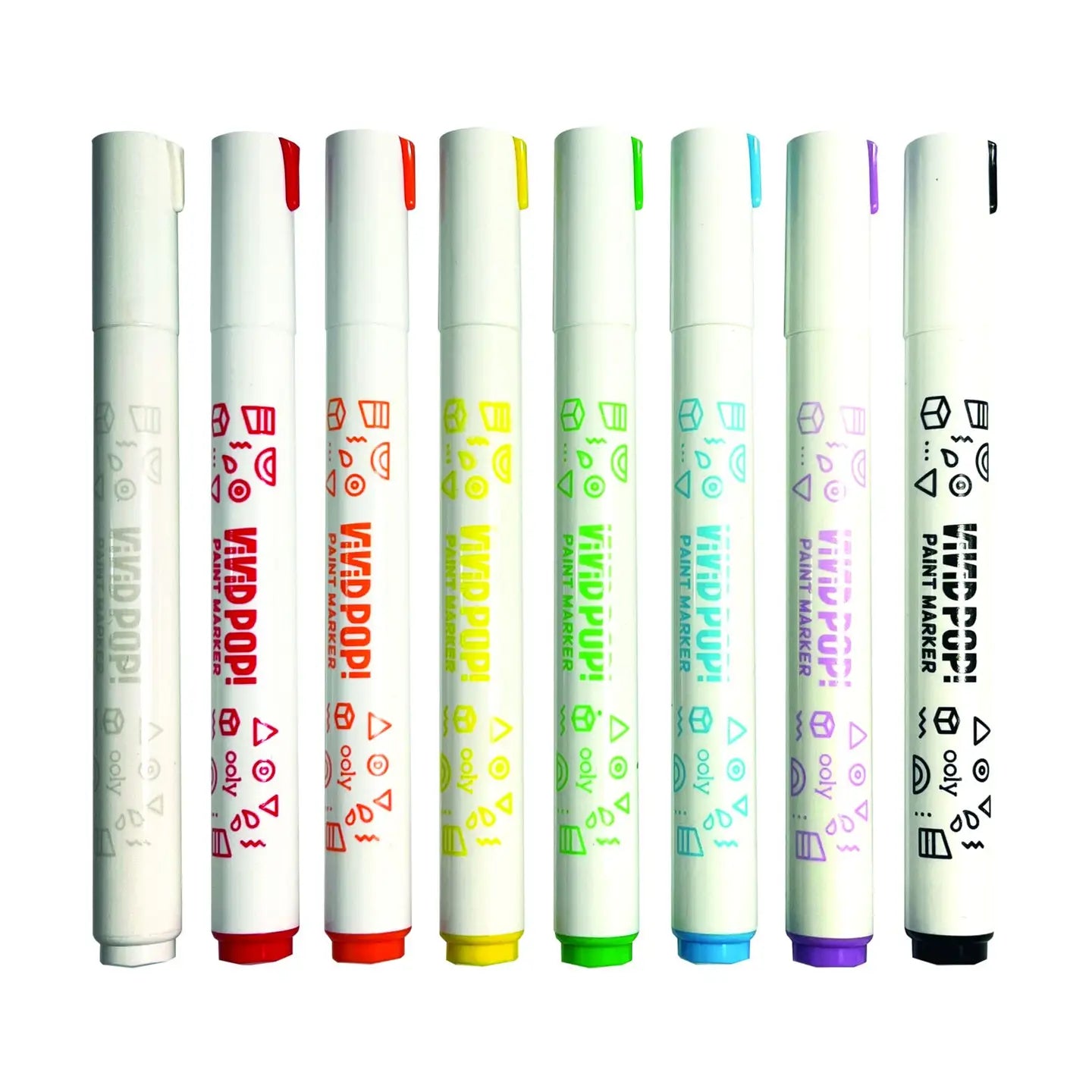 Vivid Pop! 8 Water Based Paint Markers